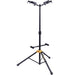 Hercules | GS422B Plus | Double Guitar Stand | w/ Auto Grip System & Foldable Backrest (05/GS422BPLUS) - Gsus4