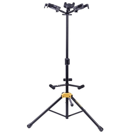 Hercules | GS432B Plus | Triple Guitar Stand | w/ Auto Grip System & Foldable Backrest (05/GS432BPLUS) - Gsus4