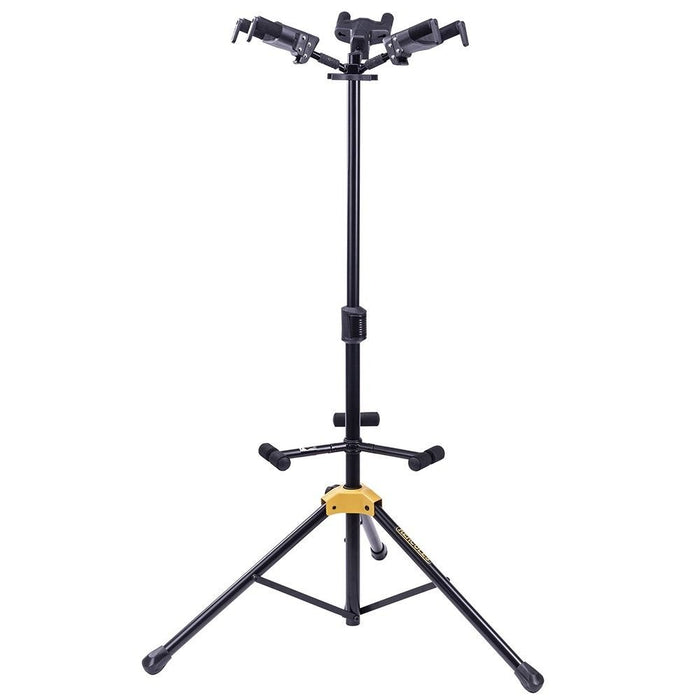 Hercules | GS432B Plus | Triple Guitar Stand | w/ Auto Grip System & Foldable Backrest (05/GS432BPLUS) - Gsus4