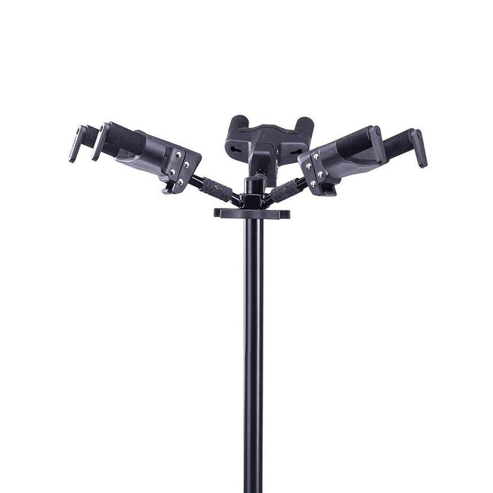 Hercules | GS432B Plus | Triple Guitar Stand | w/ Auto Grip System & Foldable Backrest (05/GS432BPLUS) - Gsus4