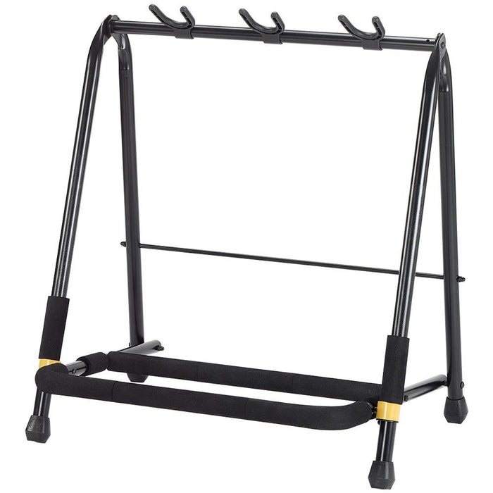Hercules | GS523B Plus | 3 - Piece Guitar Rack | w/ Swappable Casters & Rubber Feet (05/GS523BPLUS) - Gsus4