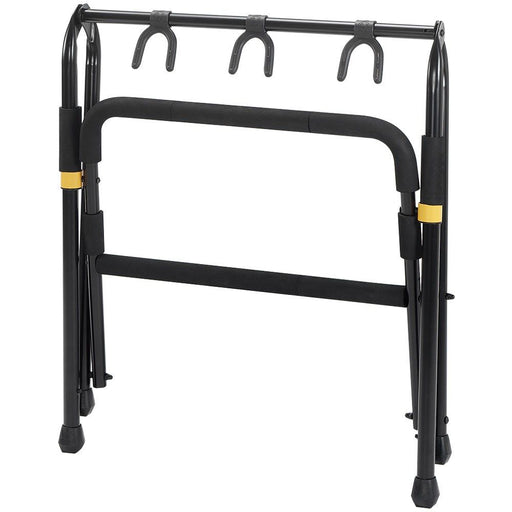 Hercules | GS523B Plus | 3 - Piece Guitar Rack | w/ Swappable Casters & Rubber Feet (05/GS523BPLUS) - Gsus4