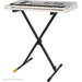 Hercules | KS100B | EZ - STEP 1 Tier Single X Keyboard Stand (05/KS100B) - Gsus4