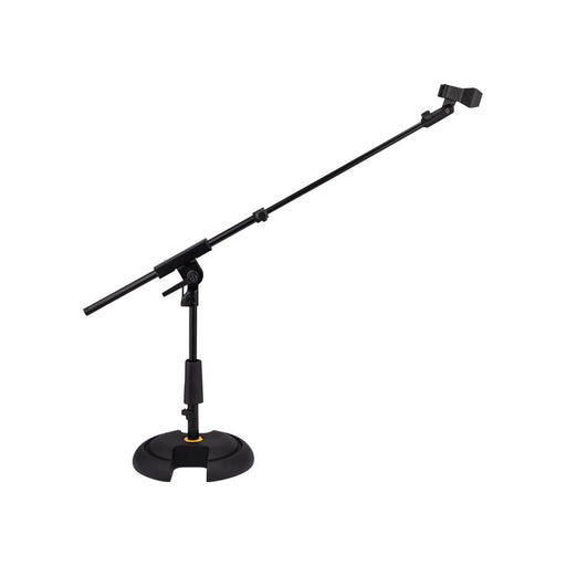 Hercules | MS120BPRO | Short Boom Stand | w/ Low Profile H - Base & Quik - N - EZ Mic Clip (05/MS120BPRO) - Gsus4