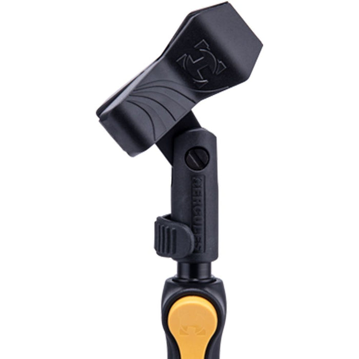 Hercules | MS300B Plus | Straight Short Tripod Mic Stand w/ EZ Mic Clip (05/MS300BPLUS) - Gsus4