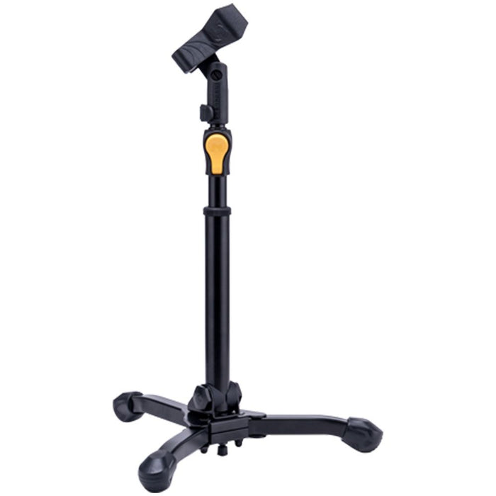 Hercules | MS300B Plus | Straight Short Tripod Mic Stand w/ EZ Mic Clip (05/MS300BPLUS) - Gsus4