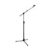 Hercules | MS523B PRO | Microphone Stand w/ 2 - in - 1 Hideaway Mic Boom & EZ Clutch (05/MS523BPRO) - Gsus4