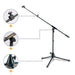 Hercules | MS540B | Short Mic Stand w/ Boom & EZ Clutch (05/MS540B) - Gsus4