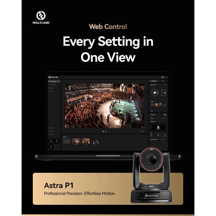 Hollyland | Astra P1 | UHD 4K NDI PTZ Camera w/ 30x Optical Zoom (HL-AstraP1) - Gsus4