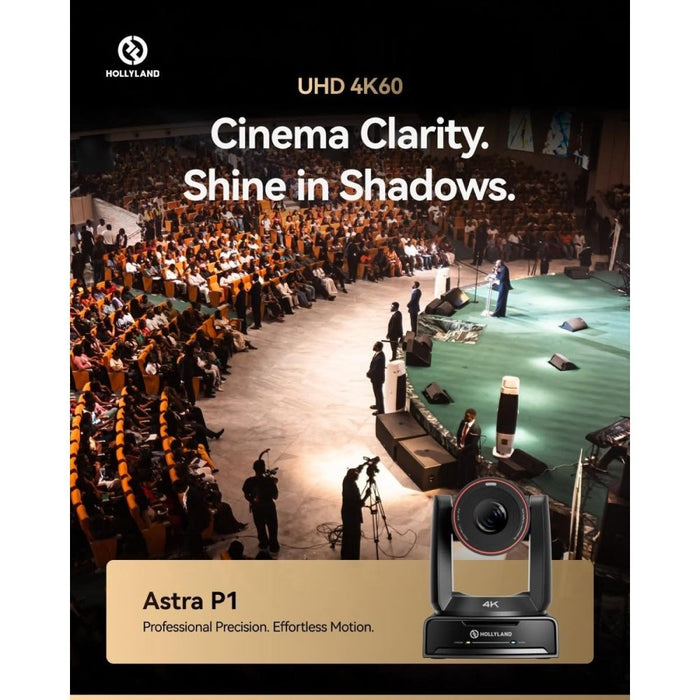 Hollyland | Astra P1 | UHD 4K NDI PTZ Camera w/ 30x Optical Zoom (HL-AstraP1) - Gsus4