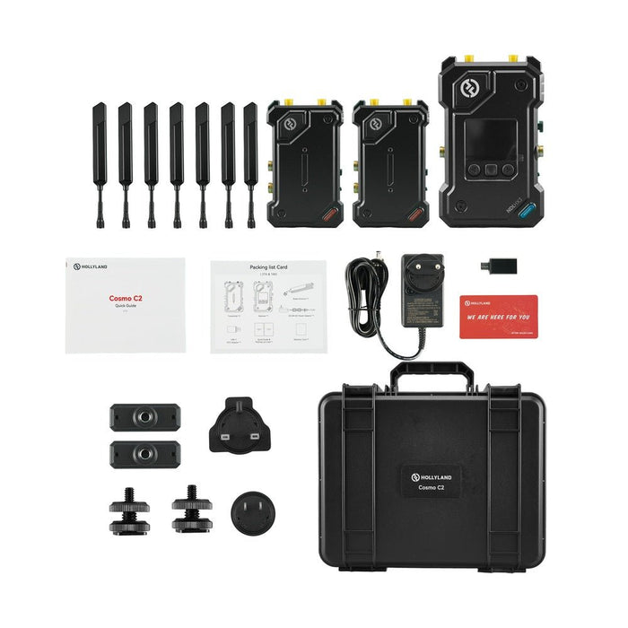 Hollyland Cosmo C2 HDMI/SDI Wireless Video Transmission System (CosmoC2 - 1RX2TX) - Gsus4