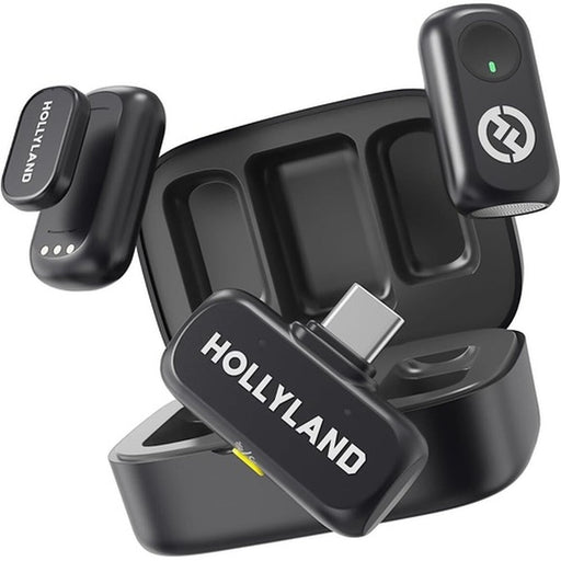 Hollyland | Lark A1 Duo | Wireless Microphone Set w/ Charging Case & USB - C Connector (LARK - A1 - DuoC) - Gsus4