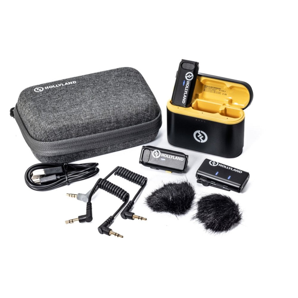 Hollyland | LARK M1 DUO | 2Ch Wireless Microphone Kit | Android 