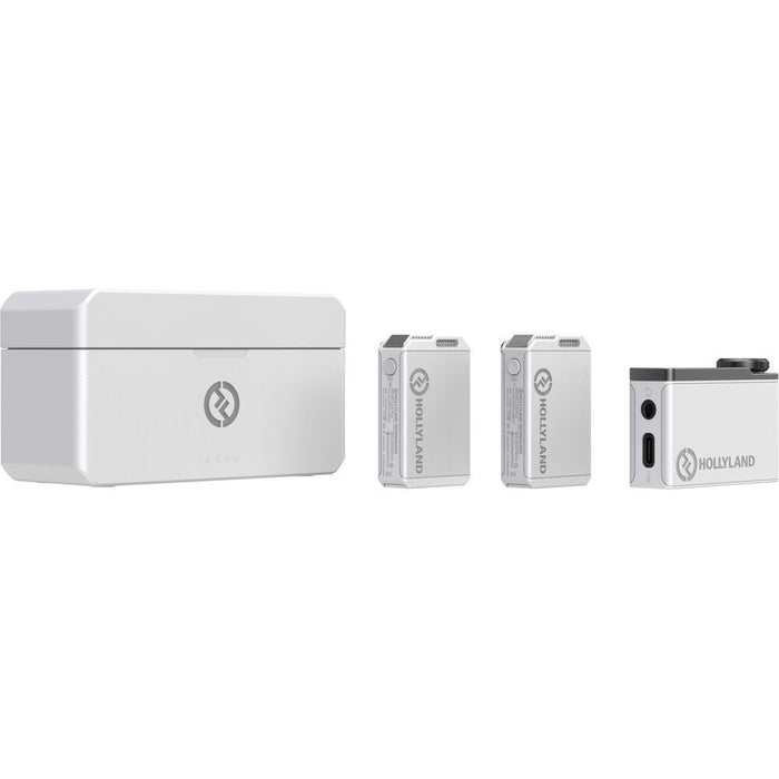 Hollyland Lark Max 2 Person 2.4G Wireless Microphone Set - Black (LarkMaxDuoWHT) - Gsus4