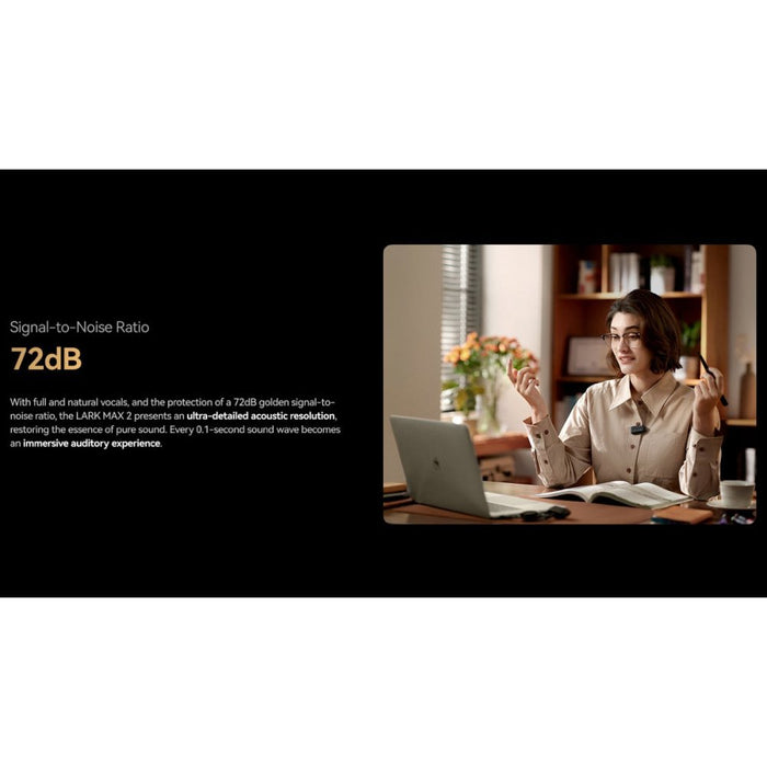 Hollyland | LARK MAX 2 Quad Combo | 4TX + 2RX, Charging Case | 32Bit Float 2Ch Wireless Microphone System | AU Stock (LarkMax2Quad) - Gsus4