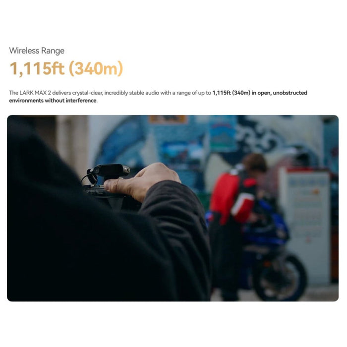 Hollyland | LARK MAX 2 Quad Combo | 4TX + 2RX, Charging Case | 32Bit Float 2Ch Wireless Microphone System | AU Stock (LarkMax2Quad) - Gsus4