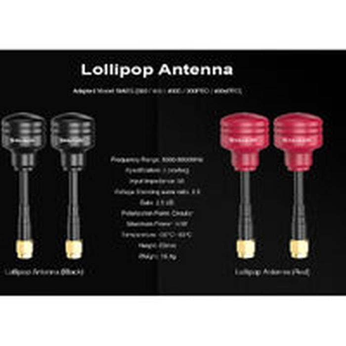 Hollyland Lollipop Antenna for Mars 300/Mars 300 PRO/Mars 400/Mars 400S/Mars 400S PRO (Red) (7107) - Gsus4
