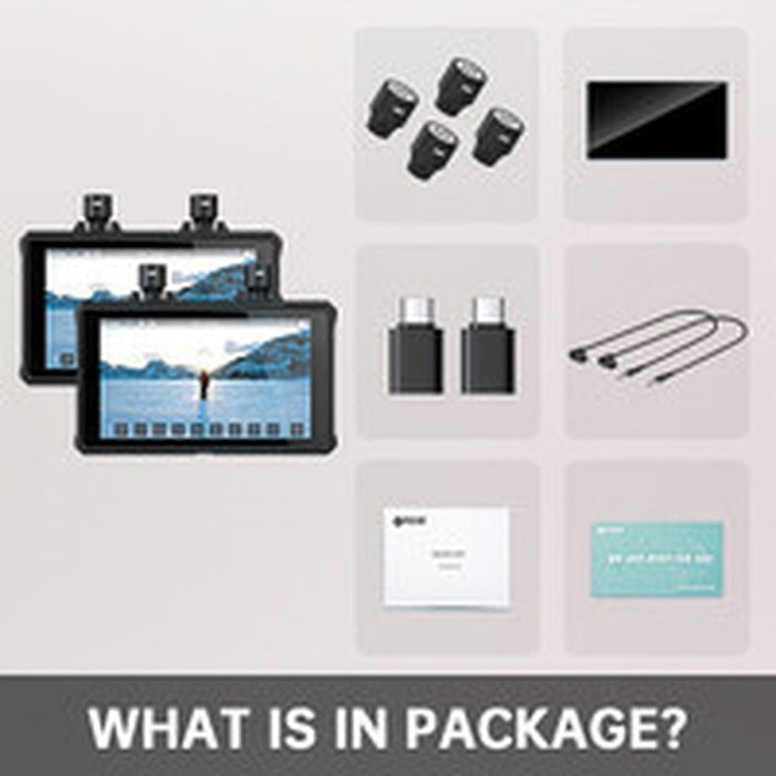 Hollyland | Mars M1 Enhanced Pair Kit | 5.5" Wireless Transceiver Monitor (M1EnhencedKit) - Gsus4