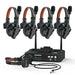 Hollyland Solidcom C1 Pro - Hub4S ENC 5 - Person Full - Duplex Wireless Intercom System with Hub (1.9 GHz) (6976068113744) - Gsus4