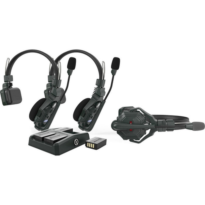 Hollyland Solidcom C1 Wireless Intercom System with 4 Headset [Solidcom C1: Solidcom C1 with 3 Heads (SolidcomC1) - Gsus4