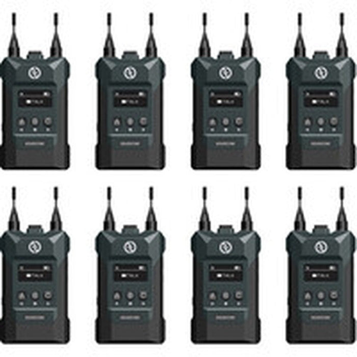 Hollyland Solidcom M1 Full - Duplex Wireless Intercom Solution - 8 Beltpacks (Solidcom - M1) - Gsus4