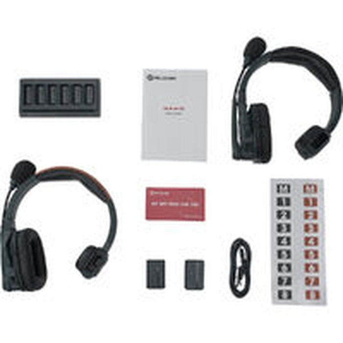 Hollyland Solidcom SE Global 2S 2 - Person Full - Duplex Single - Ear Noise - Canceling Headset Intercom Sys (HL - SolidcomSE2SGlobal) - Gsus4