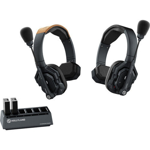 Hollyland Solidcom SE Global 2S 2 - Person Full - Duplex Single - Ear Noise - Canceling Headset Intercom Sys (HL - SolidcomSE2SGlobal) - Gsus4
