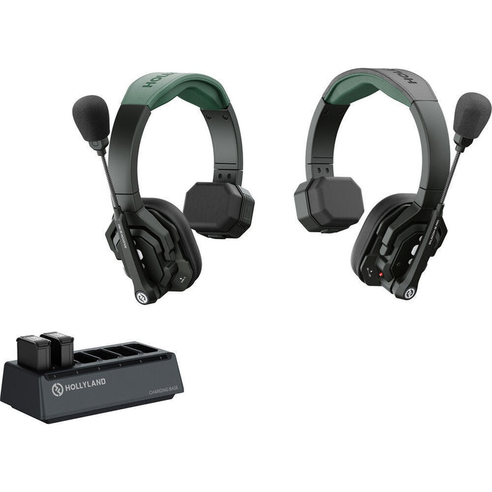 Hollyland Solidcom SE Pro 1.9GHz Wireless Intercom Kit with 2 Headsets (HL - SOLIDCOMSEPRO - 2S) - Gsus4
