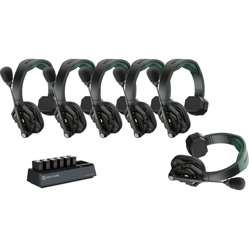 Hollyland Solidcom SE Pro 1.9GHz Wireless Intercom Kit with 6 Headsets (HL - SOLIDCOMSEPRO - 6S) - Gsus4