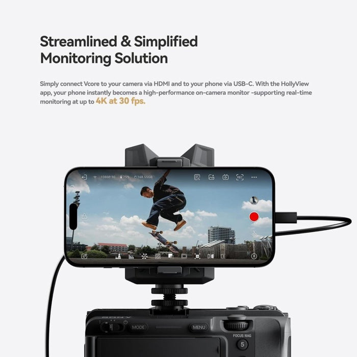 Hollyland VCore Wireless Video Transmission System - Direct Recording / Streaming (HL-Vcore) - Gsus4