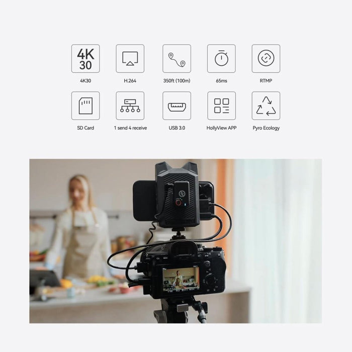 Hollyland VCore Wireless Video Transmission System - Direct Recording / Streaming (HL-Vcore) - Gsus4