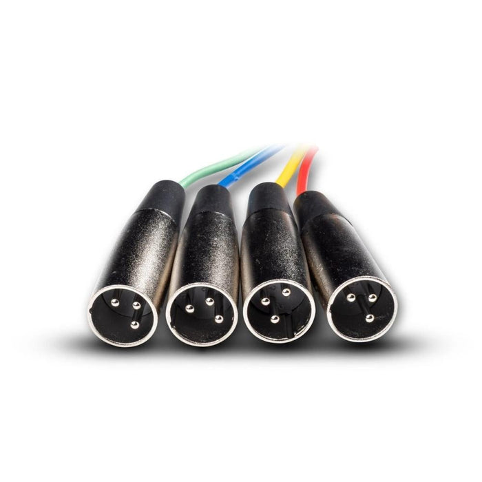 Hosa Balanced Snake 4 Channel XLR3F to XLR3M (1.5ft) (HOS-XLR4015) - Gsus4