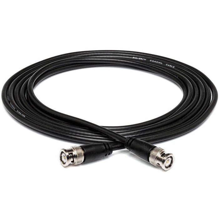 Hosa BNC-58-101 50ohm Coaxial BNC Cable (1ft) (HOS-BNC58101) - Gsus4