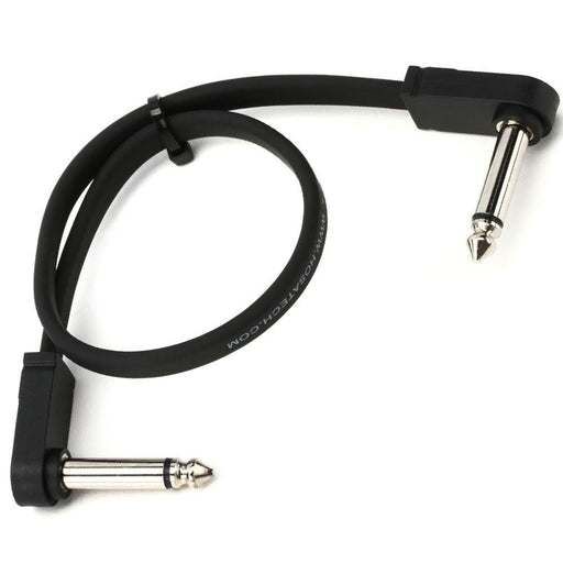 Hosa CFP112 Flat Guitar Patch Cable Low-profile Right-Angle to Same (12") (HOS-CFP112) - Gsus4