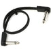 Hosa CFP112 Flat Guitar Patch Cable Low-profile Right-Angle to Same (12") (HOS-CFP112) - Gsus4