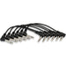 Hosa CFS606 Guitar Patch Cable Molded Right-Angle to Same (6") (6-Pack) (HOS-CFS606) - Gsus4