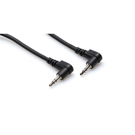 Hosa CMM-100.8RR Right-Angle 3.5mm TRS to Same Stereo Interconnect Cable (8") (HOS-CMM1008RR) - Gsus4