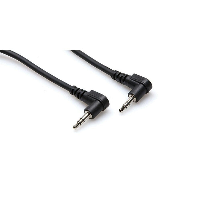 Hosa CMM-100.8RR Right-Angle 3.5mm TRS to Same Stereo Interconnect Cable (8") (HOS-CMM1008RR) - Gsus4