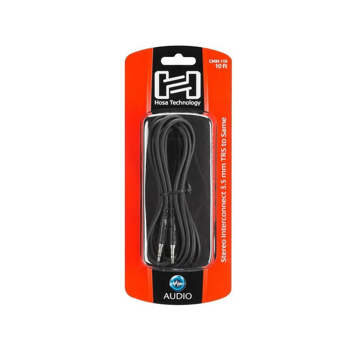 Hosa CMM-110 3.5mm TRS to Same Stereo Interconnect Cable (10ft) (HOS-CMM110) - Gsus4
