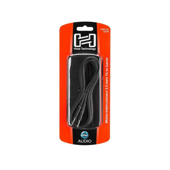 Hosa CMM-310 3.5mm TS to Same Mono Interconnect Cable (10ft) (HOS-CMM310) - Gsus4
