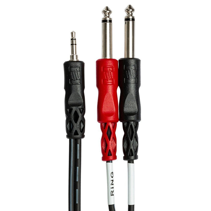 Hosa | CMP153 | Stereo Breakout Y - Cable | 3.5mm TRS To Dual 1/4 TS | 3 Ft / 0.9m (HOS - CMP153) - Gsus4
