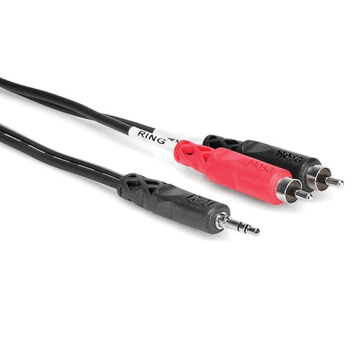 Hosa CMR-203 3.5mm TRS to Dual RCA Stereo Breakout Cable (3ft) (90cm) (HOS-CMR203) - Gsus4