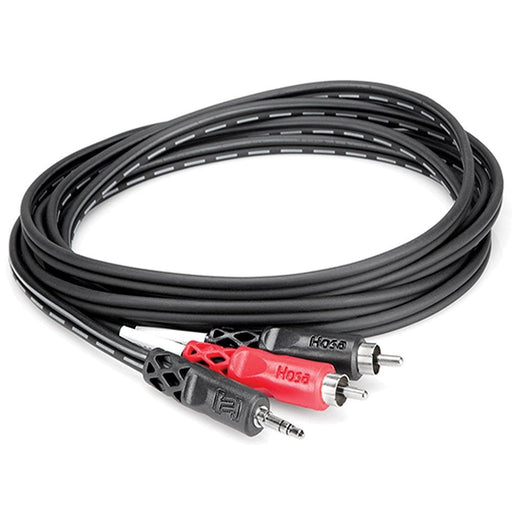 Hosa CMR-203 3.5mm TRS to Dual RCA Stereo Breakout Cable (3ft) (90cm) (HOS-CMR203) - Gsus4