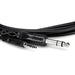 Hosa CMS103 3.5mm TRS to 1/4" TRS Stereo Interconnect Cable (3ft) (HOS-CMS103) - Gsus4