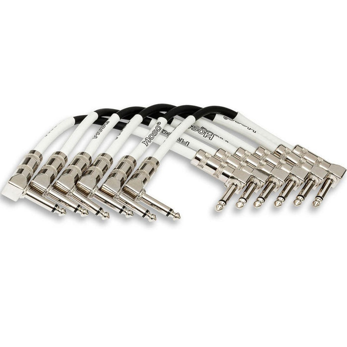 Hosa | CPE606 | Guitar Patch Cable | RIGHT - ANGLE To Same | 6 Pc & 6 Inch / 15cm (HOS - CPE606) - Gsus4