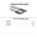 Hosa CPP-830 1/4" TS to Same Unbalanced Patch Cables (8-Pack 1ft) (HOS-CPP830) - Gsus4