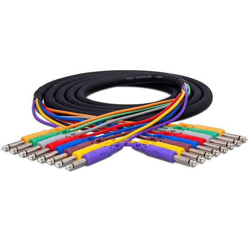Hosa CPP-890 1/4" TS to Same Unbalanced Patch Cables (8-Pack 3ft) (HOS-CPP890) - Gsus4