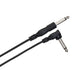 Hosa CPP110R 1/4" TS Straight to RA 14" TS Cable (10ft) (HOS-CPP110R) - Gsus4