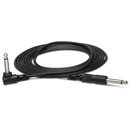Hosa CPP110R 1/4" TS Straight to RA 14" TS Cable (10ft) (HOS-CPP110R) - Gsus4