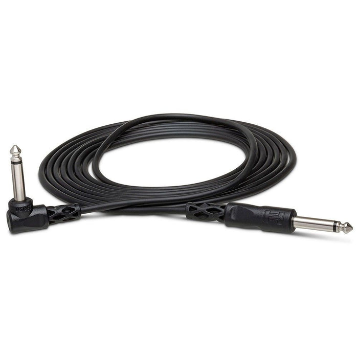 Hosa CPP110R 1/4" TS Straight to RA 14" TS Cable (10ft) (HOS-CPP110R) - Gsus4